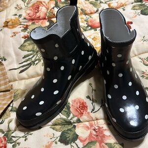 Sale!!! Polka Dot Women's Rain Boots